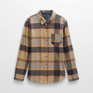 NWT Prana Golden Canyon Flannel—Size Medium—Sage